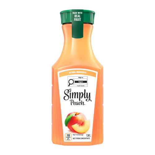 Simply Juice Peach Bottle
