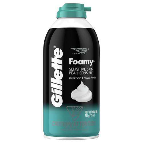 Buy Gillette Foamy Shave Foam For Sensitive Skin 311 g | Safeway