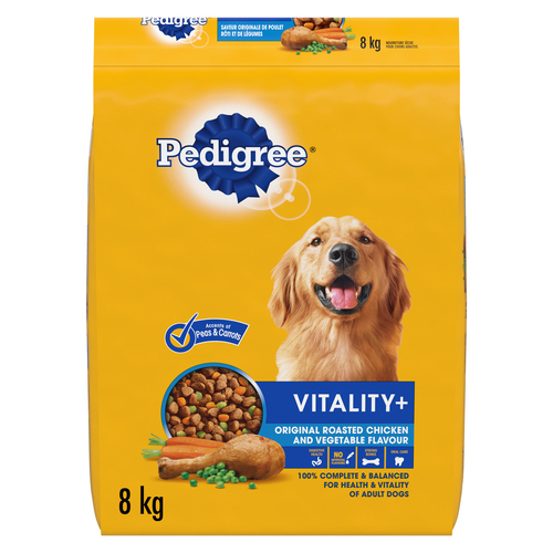 Pedigree Vitality+ Hearty Adult Dry Dog Food Beef And Vegetable