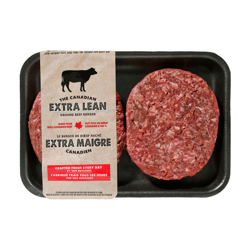 The Canadian Extra Lean 2 Pack Ground Beef Burgers
