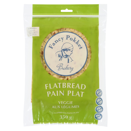 Buy Fancy Pokket Veggie Flatbread 350 g | Sobeys Inc.