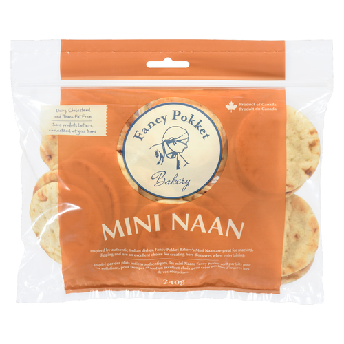 Buy Fancy Pokket Mini Naan 20 x 12 g | Sobeys Inc.