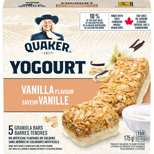 Quaker Yogurt Vanilla Granola Bars