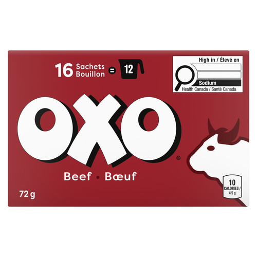 Knorr Oxo Bouillon for rich flavour Beef Sachets