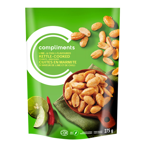 Compliments Peanuts Kettle Cooked Jalapeno