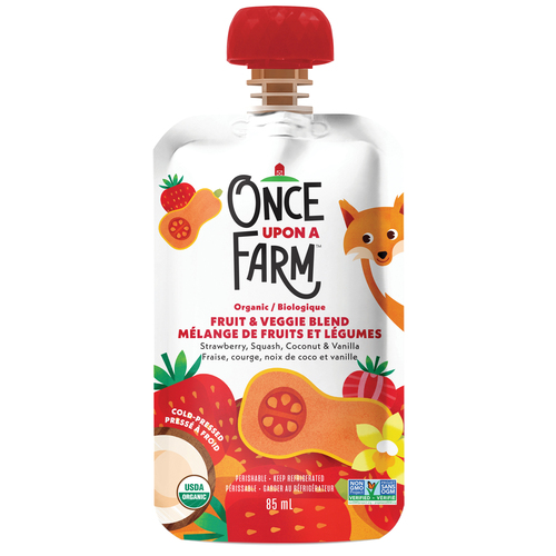 Once Upon A Farm Organic Baby Food Strawberry Squash & Coconut