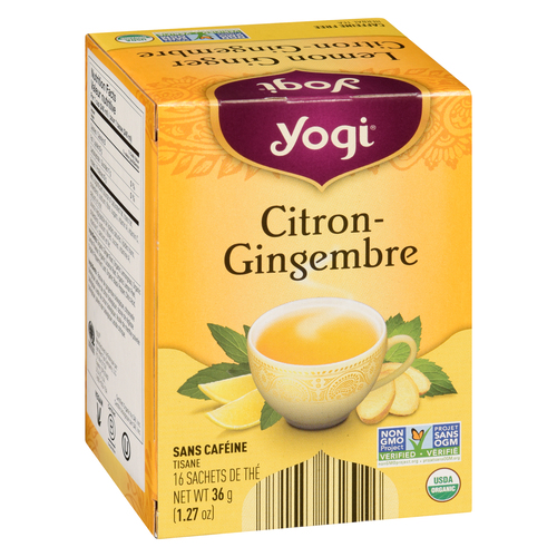 Buy Yogi Herbal Tea Lemon Ginger 16 Tea Bags | Safeway Canada