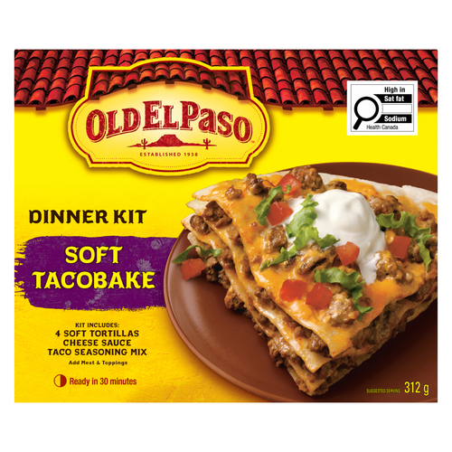 Buy Old El Paso Dinner Kit Soft Taco Bake 312 g FreshCo