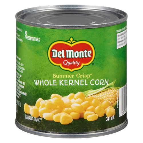 Del Monte Canned Whole Kernel Corn Summer Crisp