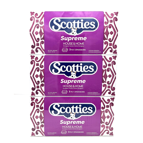 Buy Scotties Supreme Facial Tissue 3-Ply Boxes x 81 Sheets FreshCo