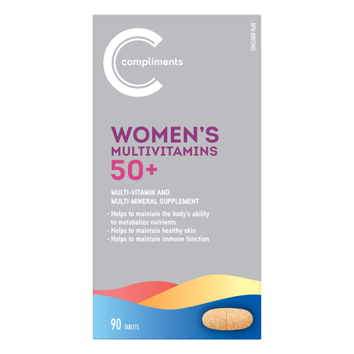 Buy Compliments Multivitamin Supplement Women's 50+ 90 Count | Sobeys Inc.