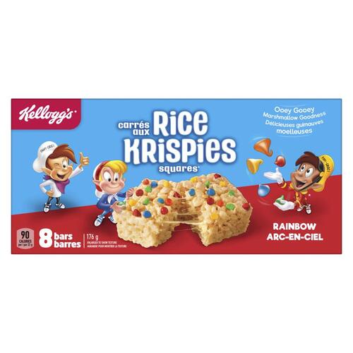 Kellogg's Rice Krispie Squares Bar Rainbow 176 g