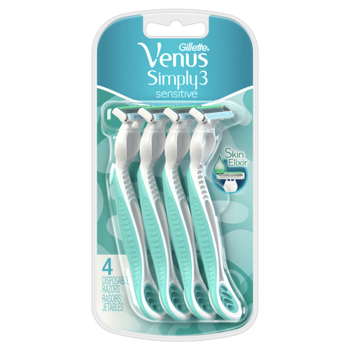 Buy Gillette Venus Simply 3 Sensitive Women's Disposable Razor 4
