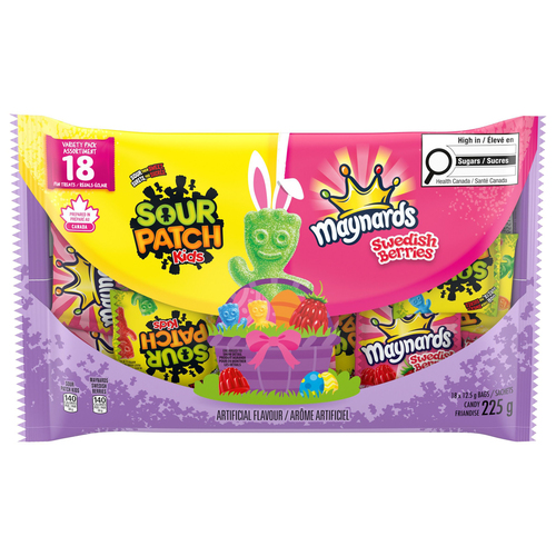 Buy Sour Patch Kids Assorted Easter Candy Swedish Berries Individually ...