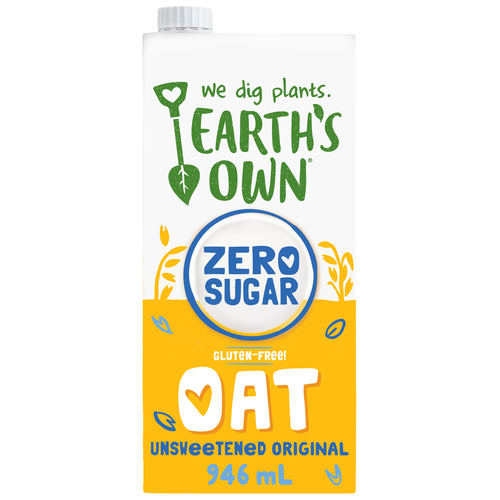 Buy Earth's Own Zero Sugar Gluten-Free Oat Milk Alternative Original ...