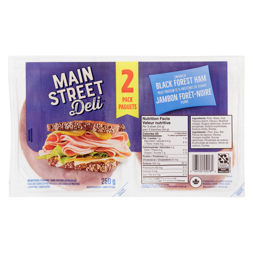 Main Street Deli Smoked Black Forest Ham