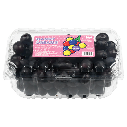 Candy Dreams Seedless Grapes Black