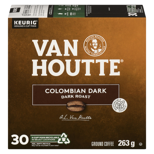 Van Houtte Colombian Dark Roast Coffee Pods