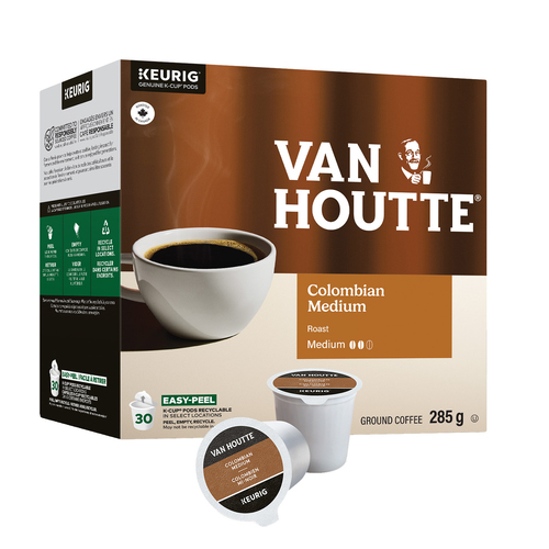 Buy Van Houtte Coffee Pods Colombian Medium Roast 30 K-Cups 285 g