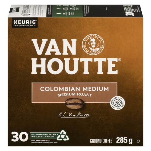 Van Houtte Ground Coffee Colombian Medium Roast
