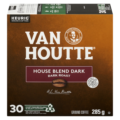 Van Houtte House Blend Dark Roast Coffee Pods
