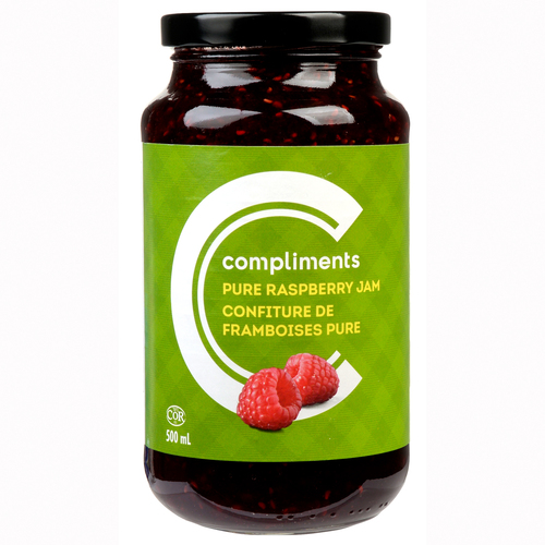 Buy Compliments Jam Pure Raspberry 500 ml | Sobeys Inc.