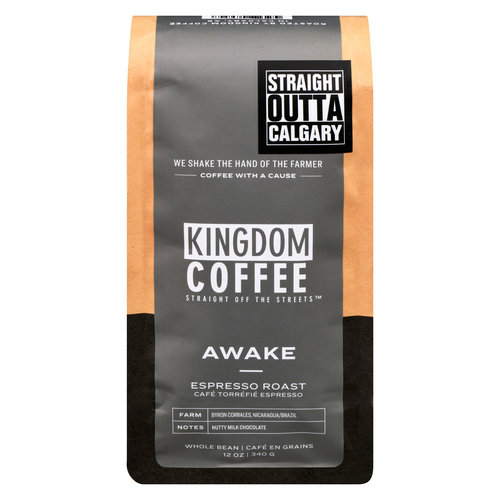 Kingdom Whole Bean Coffee Awake Espresso Roast