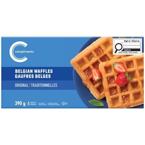 Frozen Belgian Waffles Original