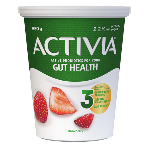 Activia Yogurt With Probiotics Strawberry Flavour 650 g