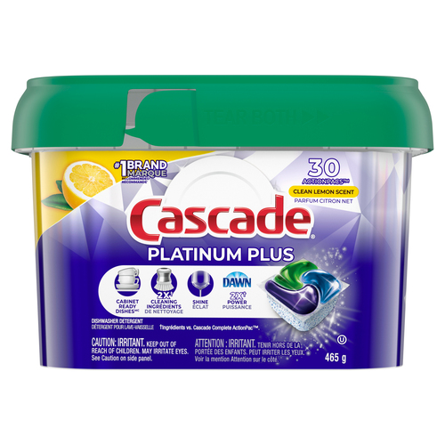 Cascade Action Pks Platinum Pls Lemon
