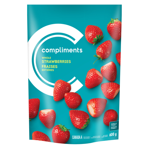 Compliments Frozen Whole Strawberries