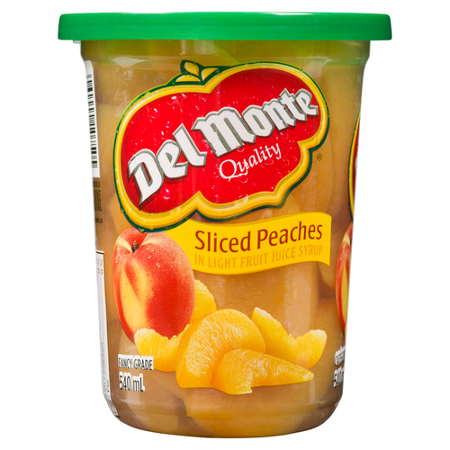 Del Monte Sliced Peaches In Light Fruit Juice Syrup