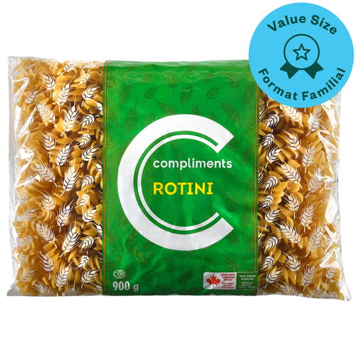 Buy Compliments Pasta Rotini Value Size 900 g | IGA