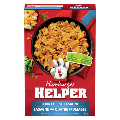 Hamburger Helper Pasta Kit Four Cheese Lasagne