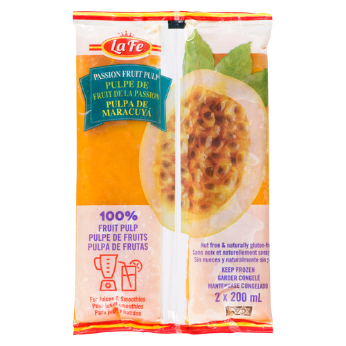 Buy La Fe Frozen Fruit Pulp Passion Fruit 400 ml | Safeway Canada