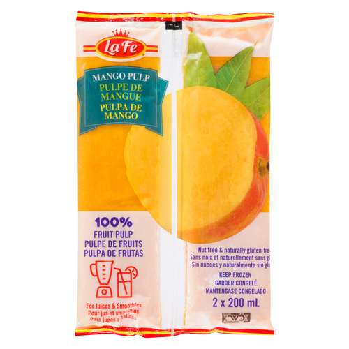 Buy La Fe Frozen Fruit Pulp Mango 400 ml FreshCo