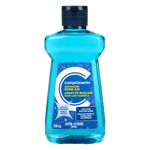 Compliments Dishwasher Rinse Aid Sparkling Dishes