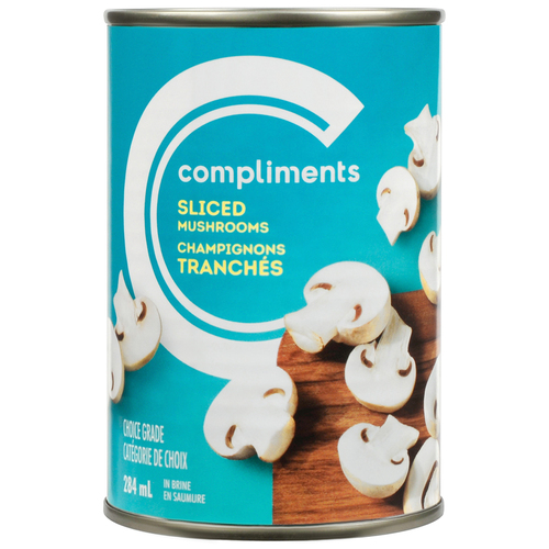 Compliments Canned Sliced Mushrooms