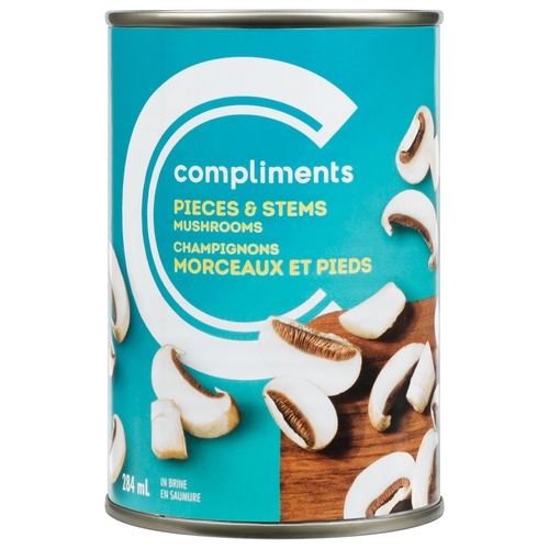 Compliments Canned Sliced Mushrooms