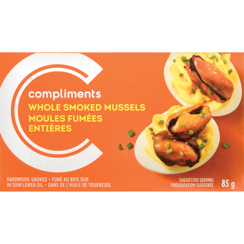 Compliments Whole Mussels Smoked
