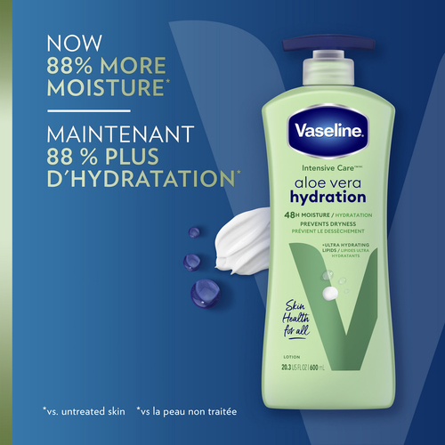 Buy Vaseline Intensive Care Aloe Vera Hydration Body Lotion 600 ml | FreshCo