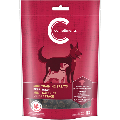 Compliments Beef Soft Training Dog Treats