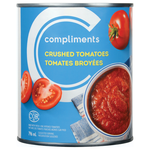 Buy Compliments Canned Crushed Tomatoes 796 ml | FreshCo