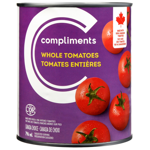 Compliments Canned Whole Tomatoes