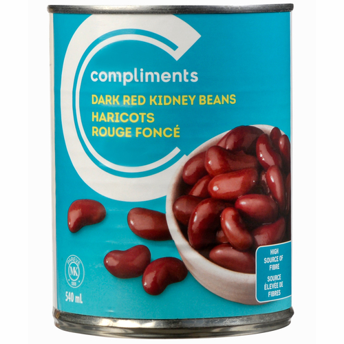 Compliments Dark Red Kidney Beans In Water