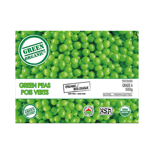 Buy Green Organic Frozen Peas Green 500 g | Foodland