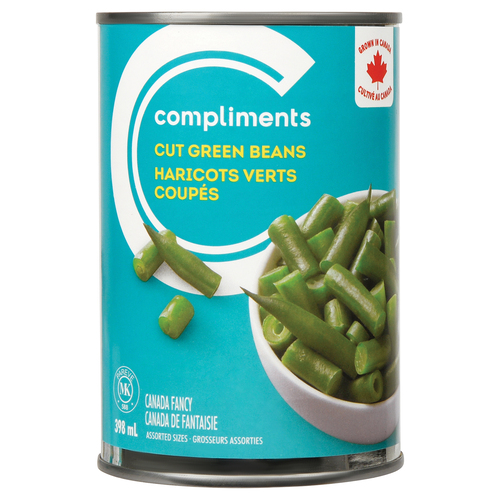 Compliments Canned Cut Wax Beans