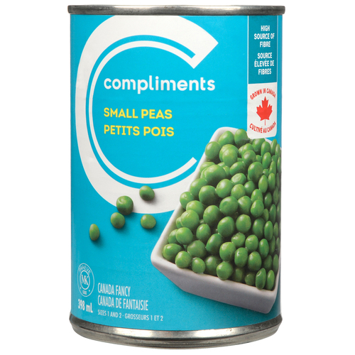 Compliments Canned Salt-Free Balance Peas