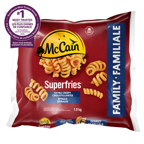 McCain Superfries Extra Crispy Spirals