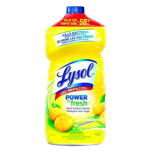 Lysol All Purpose Cleaner Pour Lemon Multi Surface Cleaner